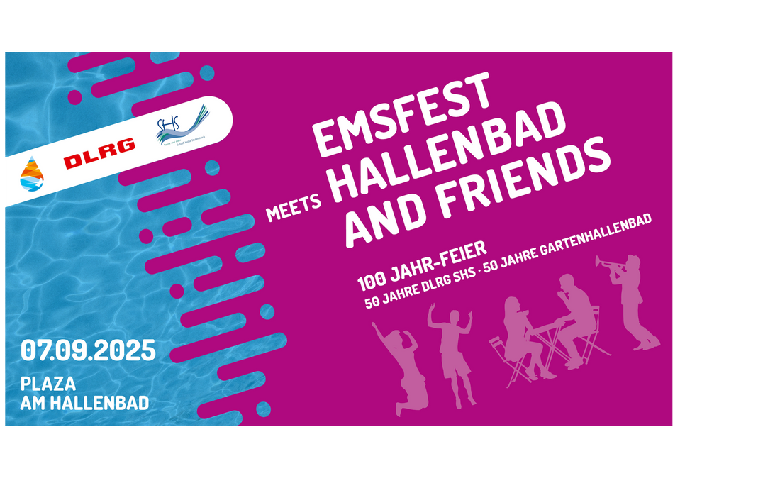 Wir sind dabei! Emsfest am Hallenbad am 07.09.25
