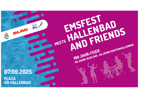 Wir sind dabei! Emsfest am Hallenbad am 07.09.25